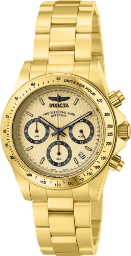 Invicta ゴールド ステンレススチール 時計 Speedway model 39209 | InvictaWatch.com