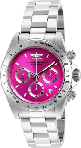 【魅惑のネオンピンクカラー】コバルト華 44×36×22mm Speedway model 9224 | InvictaWatch.com