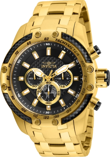 INVICTA腕時計 Invicta Speedway Chronograph Blue Dial Two-tone Men's Watch
