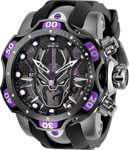 mens black invicta watches