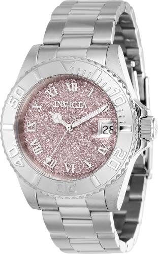 Invicta Women\'s Watch 14322 Angel Quartz Rose Gold Black Leather Strap 40mm Invicta Women main image 4