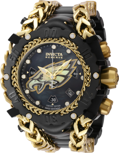 Invicta NFL Las Vegas Raiders Chronograph Black Dial Men's Watch 36176