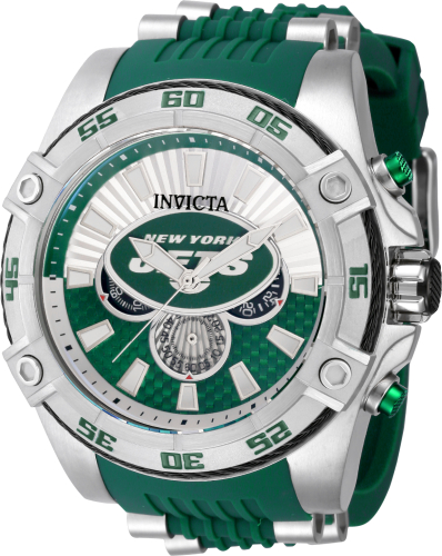 Invicta NFL San Francisco 49ers Men's 52mm Magnum Dual Time Limited Wa –  Klawk Watches