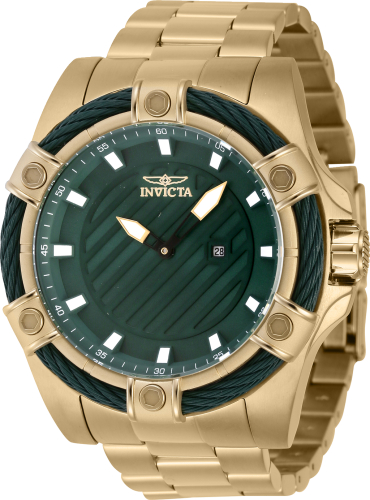 invicta◇BOLT/クォーツ腕時計/アナログ/ラバー/GLD/BLK/29951-