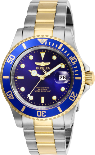 Invicta Men's Watch 26974 Pro Diver Blue Dial Quartz Gold Stainless Steel outlets 40mm