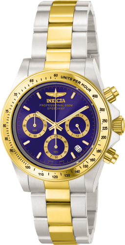 Invicta 9329 Men's Quartz Professional Speedway Chrono Blue Dial Date outlet Watch