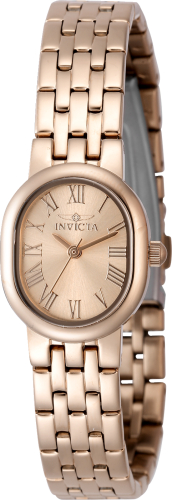 Invicta Angel Rose Gold Plated Quartz Luminescent Day/Date Ladies popular Watch w/ Box, Tag, Manual