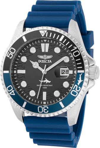 Cinturino Invicta Pro Diver Originale 23973 - Poliuretano Nero 32mm Con Fibbia