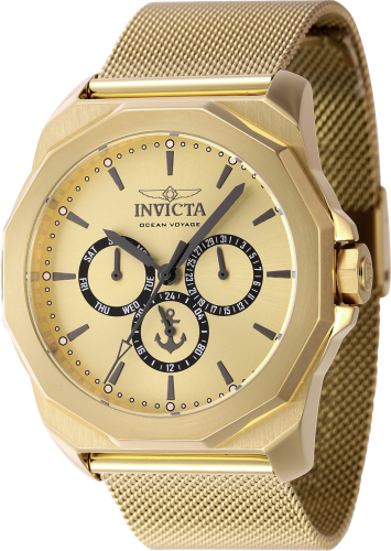 【R20952】IN-HI/VIVA!沖縄 Invicta Reserve Chronograph Quartz Turquoise Dial Men's Watch