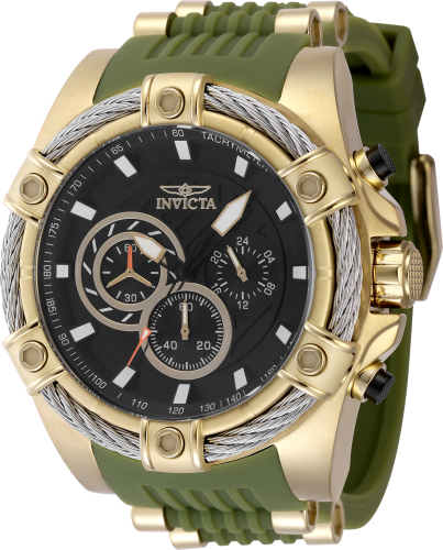 大人気シリーズ★グリーン★クロノグラフ INVICTA Bolt 46349 大人気シリーズ☆グリーン☆クロノグラフ INVICTA Bolt 46349