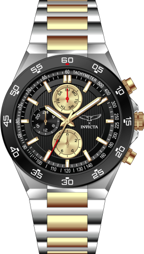 ハル① JX1 Chronograph Watch - Black and Silver - JAXXON