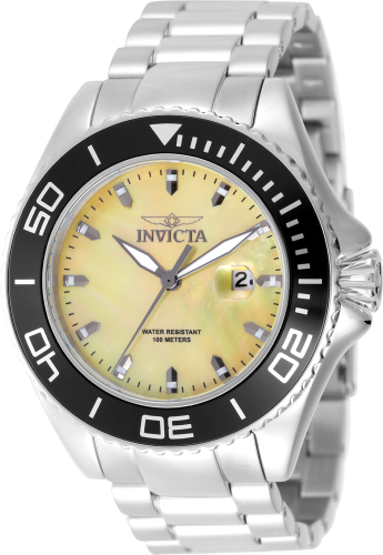 Montre Invicta Pro Diver Invicta Pro Diver - Montre Homme Plongée Quartz Acier Inox - Cadran Bleu 48 Mm - Étanche 200m Montre Acier Inoxydable 48mm