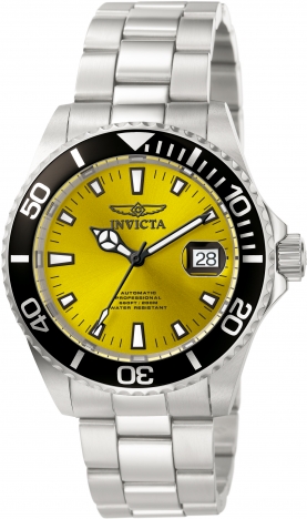 暖色系 Invicta Men's Pro Diver Automatic Self Winder Watch with 