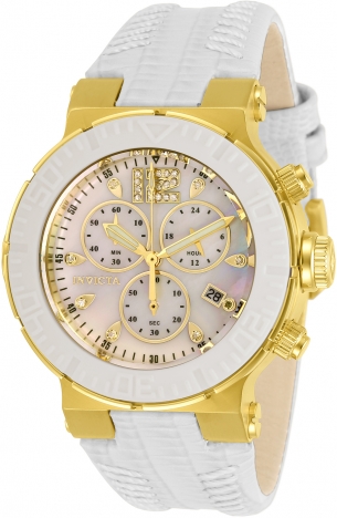 Invicta Reserve deals Ocean Reef Quartz Watch in Steel/White