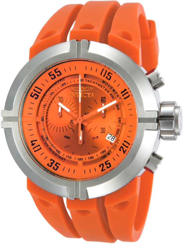 Invicta discount orange watch