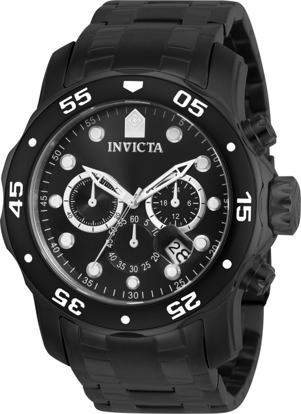 INVICTA Invicta Men's Pro Diver Stainless Steel Quartz Watch with Silicone  Strap, Black, 26 (Model: 39100)