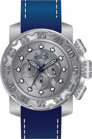 New Invicta 60mm Men's BOLT Swiss Quartz Chronograph Blue IP