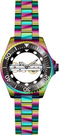 Invicta Reloj mecánico Pro Diver para hombre, iridiscente, 26602,  Iridiscente, Buceador, mecánico