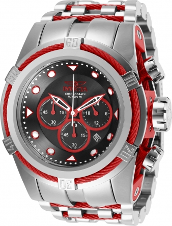 INVICTA ゴールド アナログクォーツ腕時計と付属品付 腕時計 メンズ 黒ゴールド デカくてゴツい インビクタ クォーツ