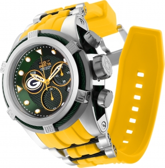 Invicta NFL Green Bay Packers 53mm Bolt Zeus LTD ED Watch. # 30234. Last  One!!!!