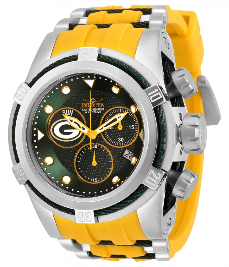 Invicta NFL Green Bay Packers Women's Watch - 36mm, Steel (42496)