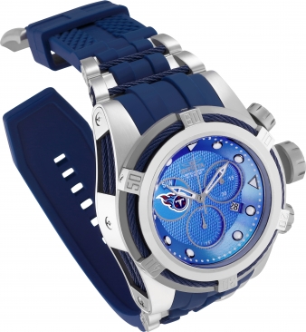 Tennessee Titans Watch Mens Game Time Titan Stainless Date