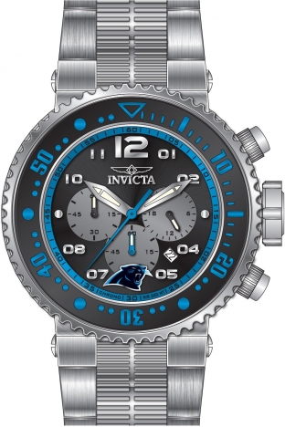 Invicta NFL Carolina Panthers Chronograph Quartz Blue Dial Men's Watch  30227 886678359097 - Watches, NFL - Jomashop