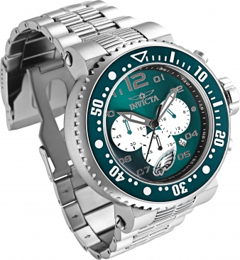 Invicta NFL Philadelphia Eagles Automatic Men's Watch - 44mm, Green (45058)