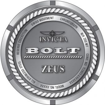 invicta reserve bolt zeus ouro 18k