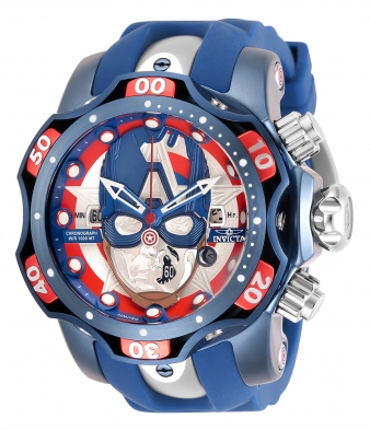 Invicta marvel limited edition captain america men's watch hotsell