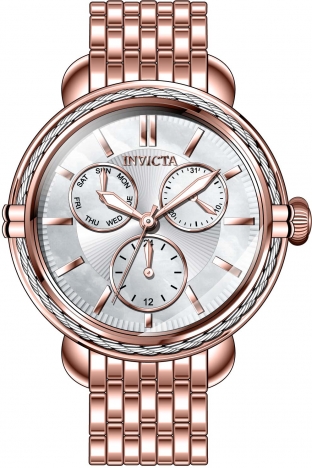 Invicta Wildflower 28824 Dames Horloge - Quartz Uurwerk - Roestvrij