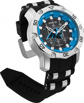 Invicta Women's NFL Carolina Panthers Quartz Strap Watch (33096) 