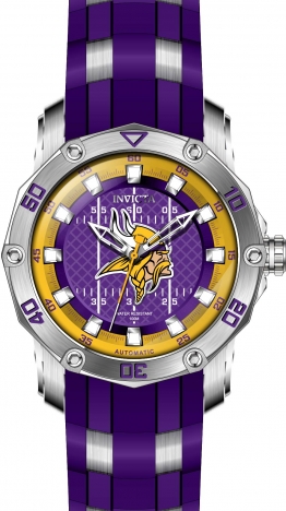 Invicta NFL Minnesota Vikings Purple Dial Men's Watch 35845