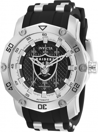 Invicta NFL Las Vegas Raiders Men's Watch - 53mm, Black, Steel (42800)