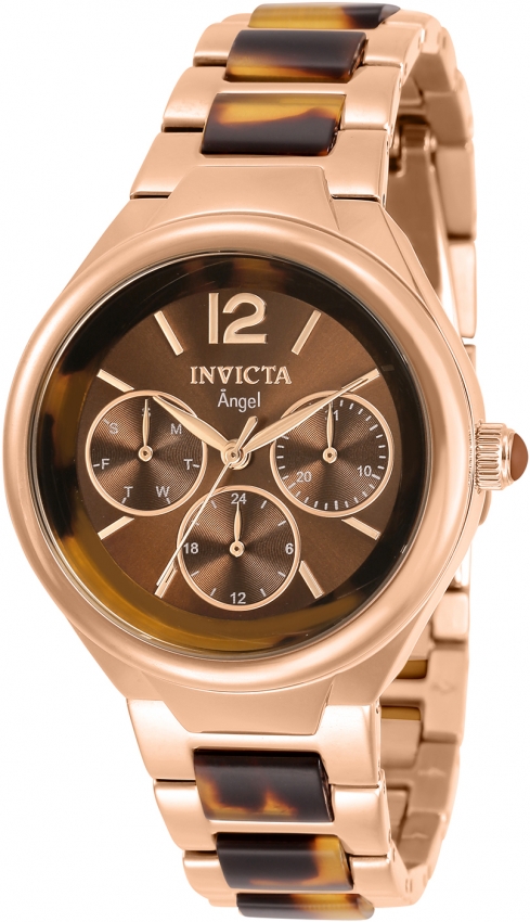 Invicta Women\'s 32064 Angel Lady Quartz 0 Brown And Gold Dial Watch-Need battery Amazon.com: Invicta Women main image 3