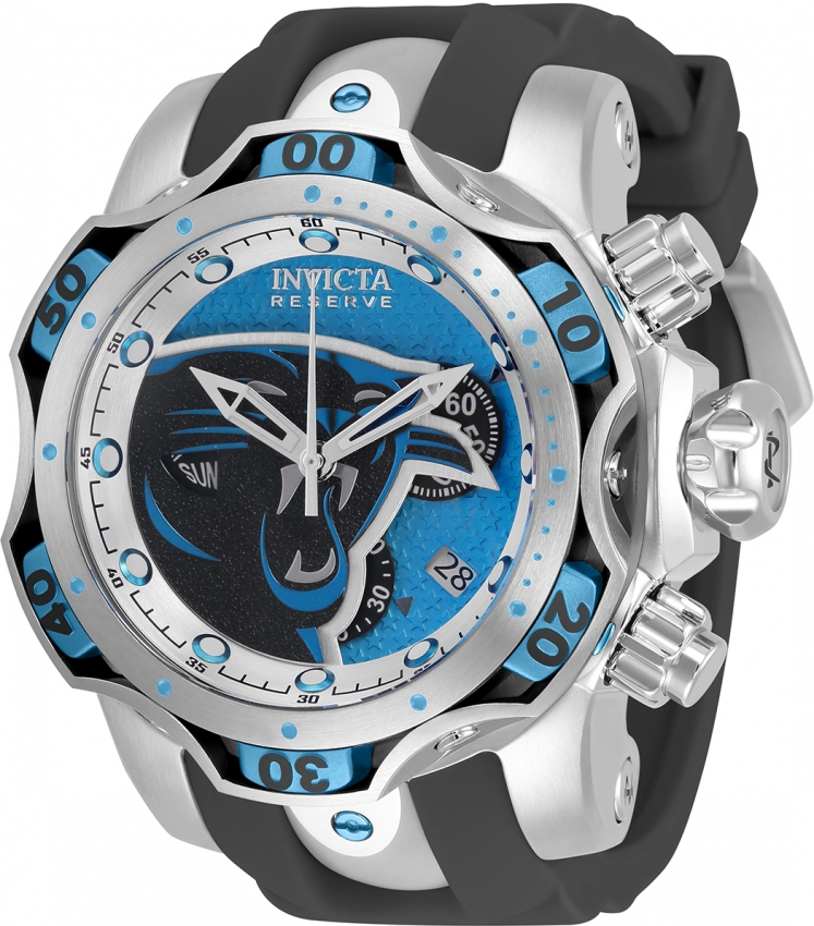 Officially Licensed NFL Carolina Panthers FantomSport AC Watch