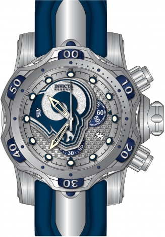 Invicta NFL Los Angeles Rams Quartz Silver Dial Men's Watch 43324  886678574896 - Watches, NFL - Jomashop