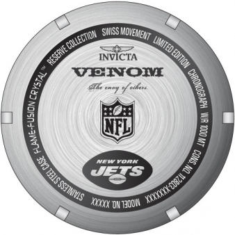 Invicta NFL New York Jets Men's Watch - 53mm, Steel, Green (42813)