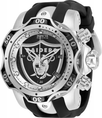 Invicta Men's 36937 NFL Las Vegas Raiders Quartz 3 Hand Black, Grey, White  Dial Watch - Walmart.com