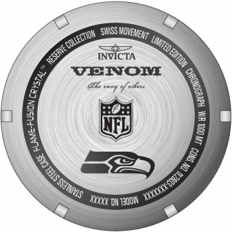 Invicta NFL Seattle Seahawks Quartz Silver Dial Men's Watch 42061  886678561087 - Watches, NFL - Jomashop