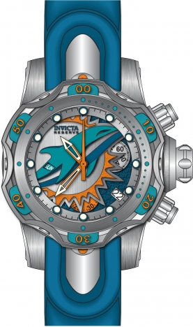 Band for Invicta NFL 33021 Miami Dolphins - Invicta Watch Bands