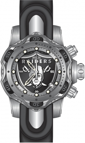 : Invicta NFL Las Vegas Raiders Women's Watch - 39mm. Steel.  Black (42753) : Clothing, Shoes & Jewelry