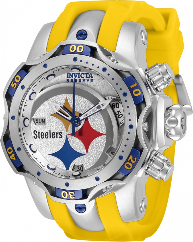 本店 Invicta Men's Watch NFL Pittsburgh Steelers Dial Stainless 