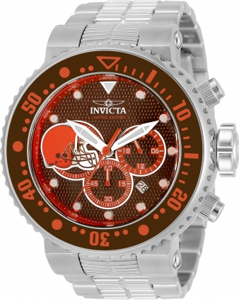 Invicta NFL Cleveland Browns Quartz Red Dial Men's Watch 42075 886678561223  - Watches, NFL - Jomashop