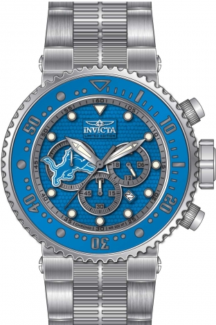 Invicta NFL Detroit Lions GMT Quartz Men's Watch 45143 886678599561 -  Watches, NFL - Jomashop