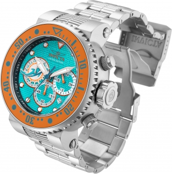 Invicta NFL Miami Dolphins Blue Dial Men's Watch 34733