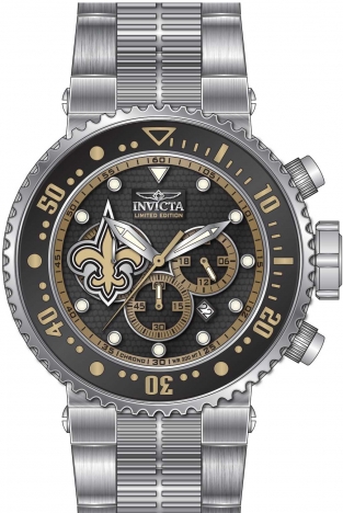 Invicta NFL New Orleans Saints Men's Watch - 47mm. Steel (36941