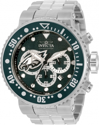 Invicta NFL Philadelphia Eagles Automatic Men's 47mm Grand Diver Watch –  Klawk Watches