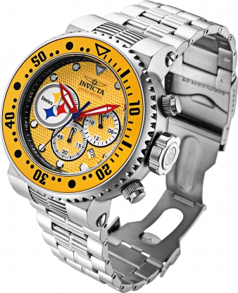 Invicta NFL Pittsburgh Steelers Men's Watch - 56mm, Steel (35513)