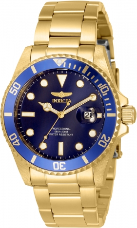 看板的モデル★ブルー文字盤 INVICTA Pro Diver 33996 Pro Diver model 33996 | InvictaWatch.com